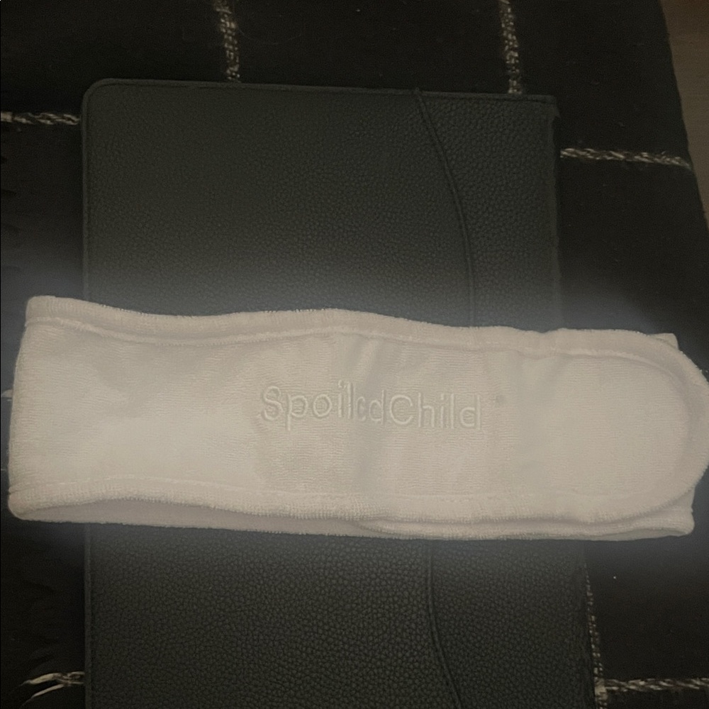 Spoiled Child White Headband NWOT